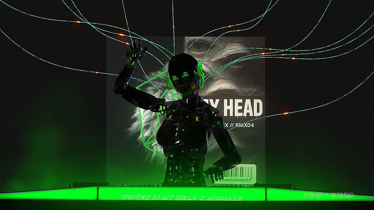 Anyma x Martin Garrix - Voices in my head x Animals (Blooday MashUp)