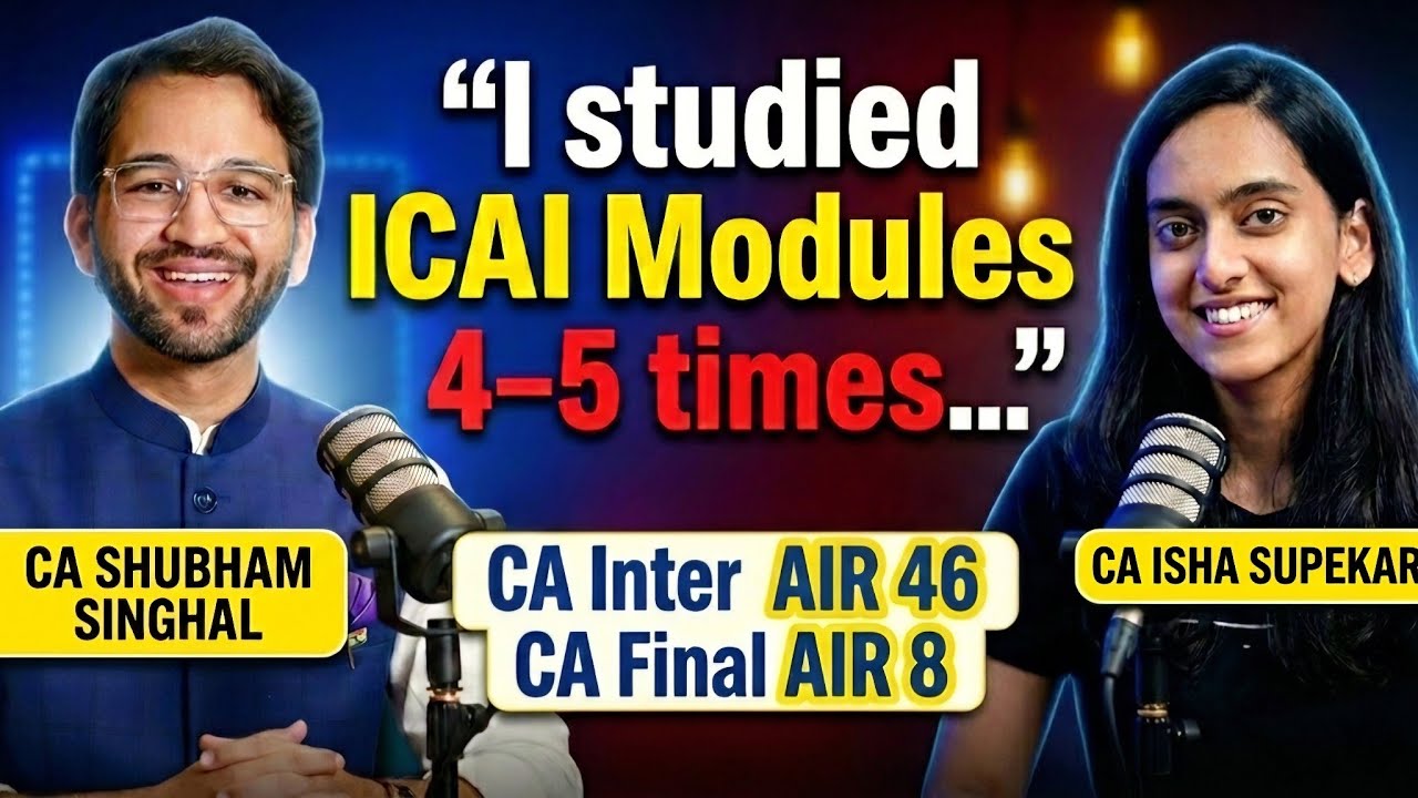 She suffered from migraine and still secured AIR 8 | CA Final | ICAI | CA Shubham Singhal