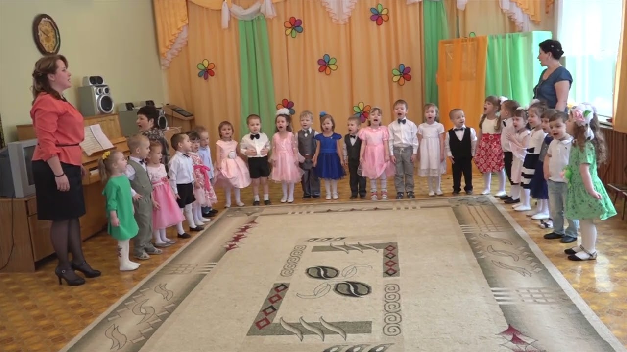 Мамочка мы тебе поможем детсад 2 Калинка группа Буратино Весенний утренник 8 03 2016