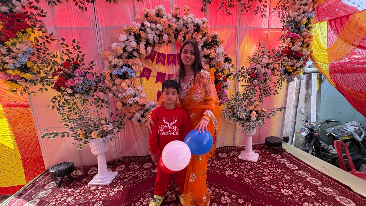 Shivansh का 5th Birthday 🎂 | Birthday Party Stage Ready | Full Celebration 🎉