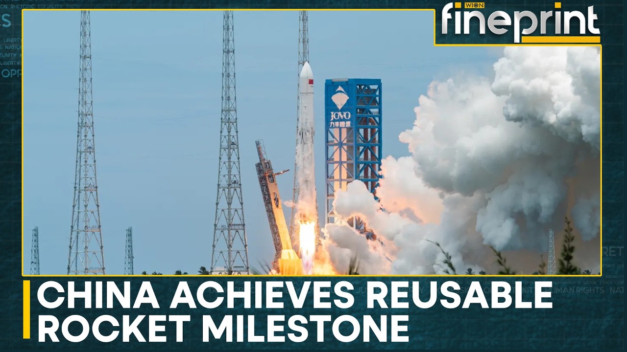 China Achieves Reusable Rocket Milestone With Long March 10B | WION Fineprint