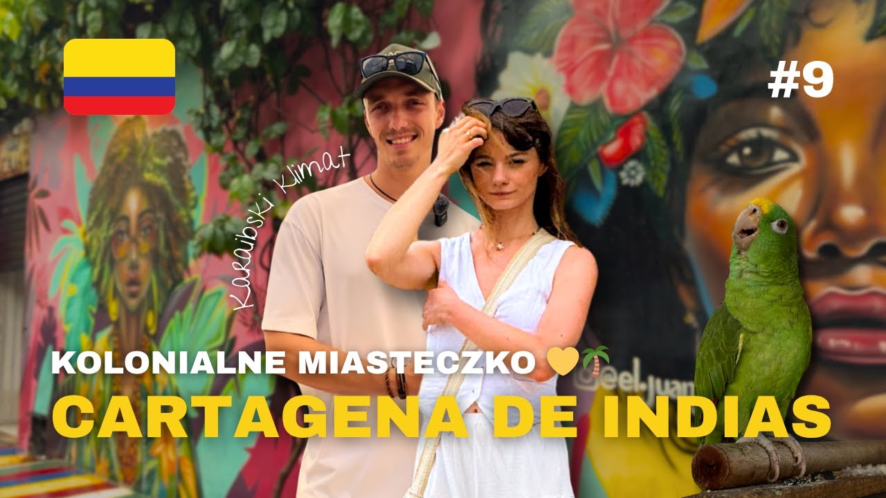 Kolorowe uliczki, kolonialna historia i... SPANIE NA BUDOWIE 😅 | Cartagena, Kolumbia odc.9