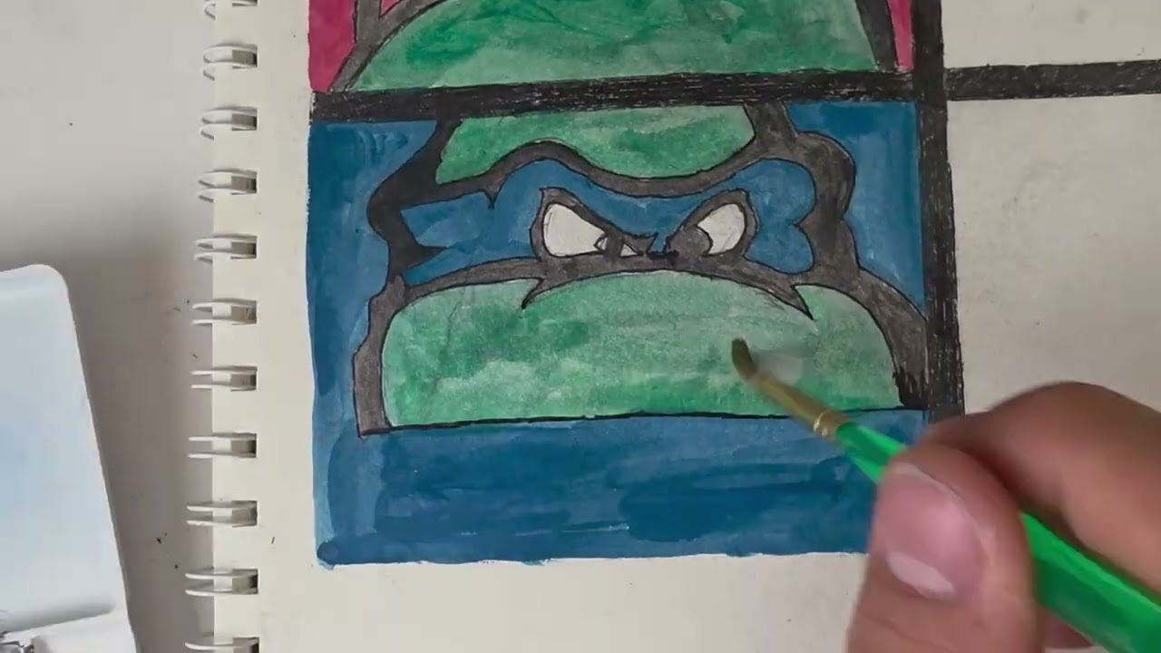 Би Нинжа яст мэлхийг 4 өнгөөр зурлаа! 🔥