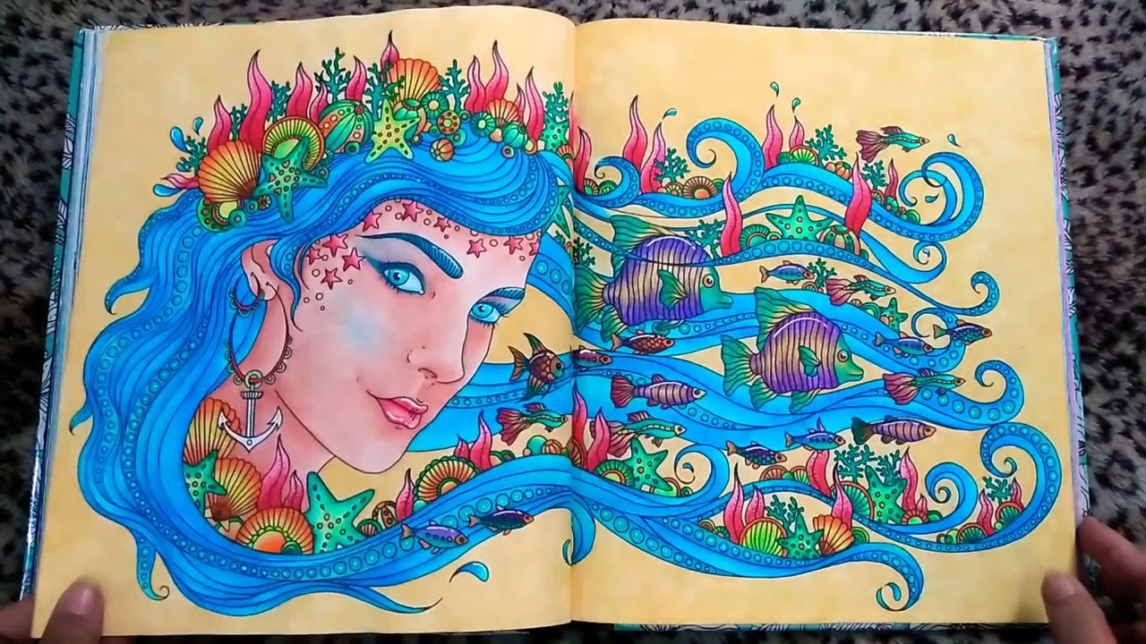 Daydreams ( by Hanna Karlzon)  coloring book - finished