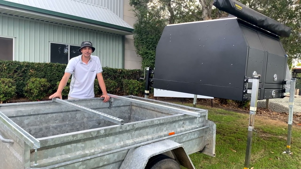 Slide on camper to tear drop conversion