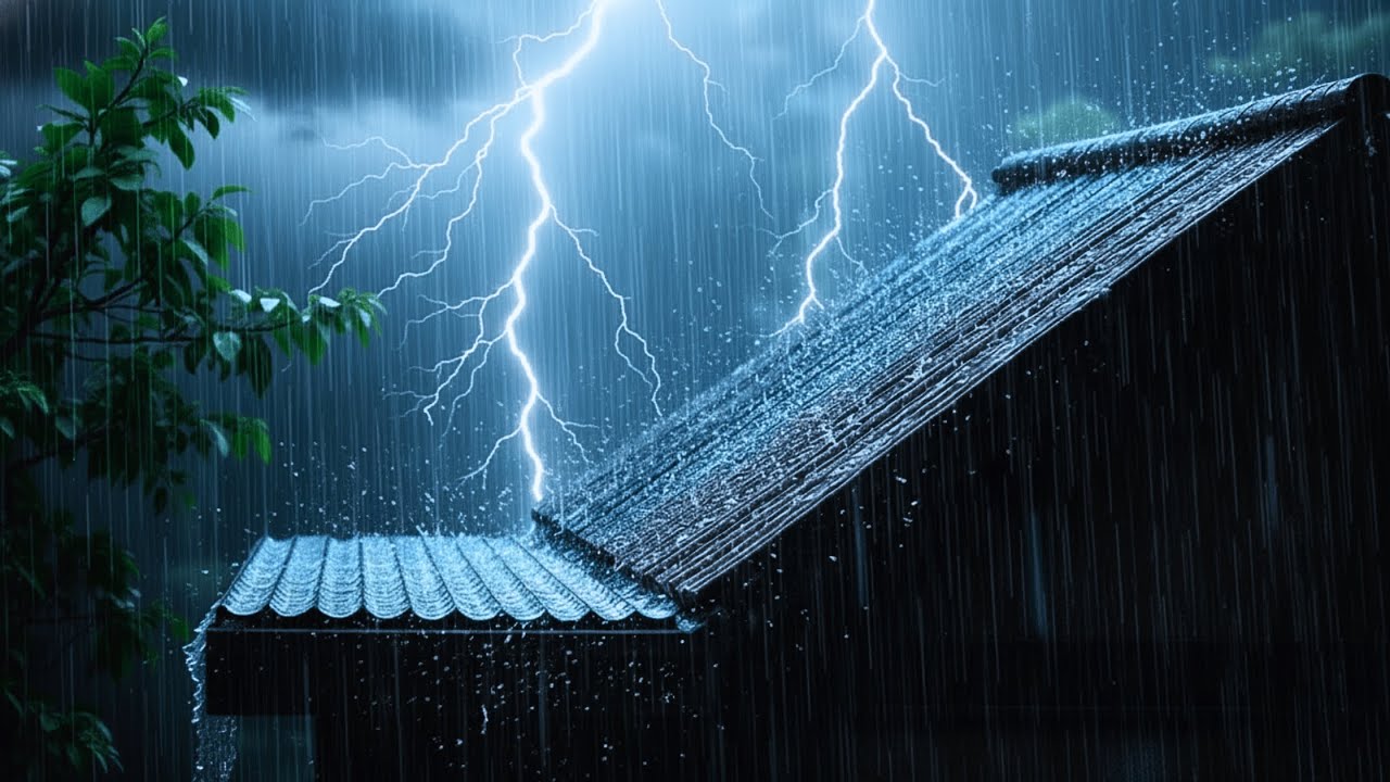 99% Instant Relaxation — Heavy Rain and Thunder for Deep Sleep