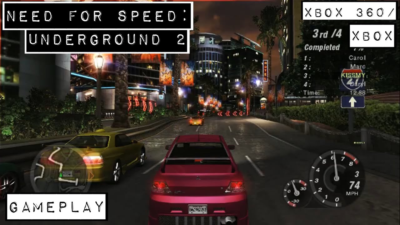 Need for Speed Underground 2 - Xbox 360 - Xbox Backwards Compatibility - Opening Gameplay