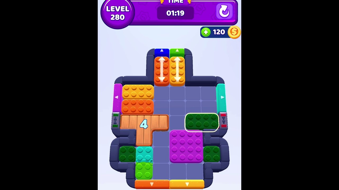 Color Block Jam-Level 280 #trending #game #colorblockjam #colorblockjamlevel #gameplay #280 #gaming