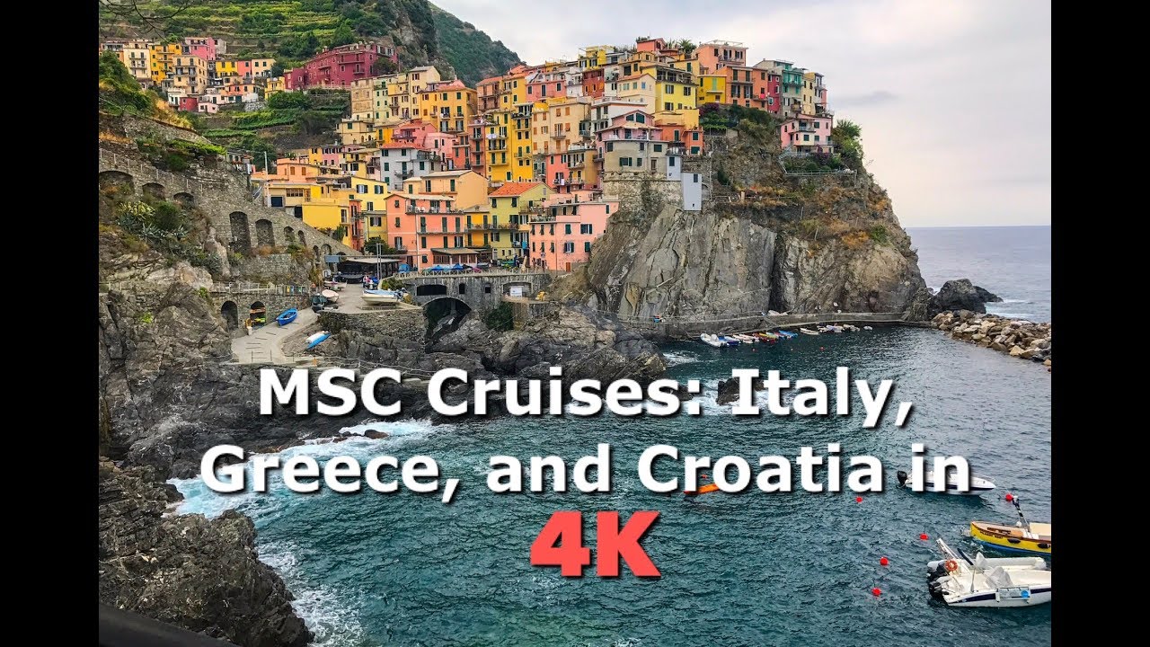 Italy, Greece, and Croatia Family Trip. Cruise Onboard MSC Sinfonia