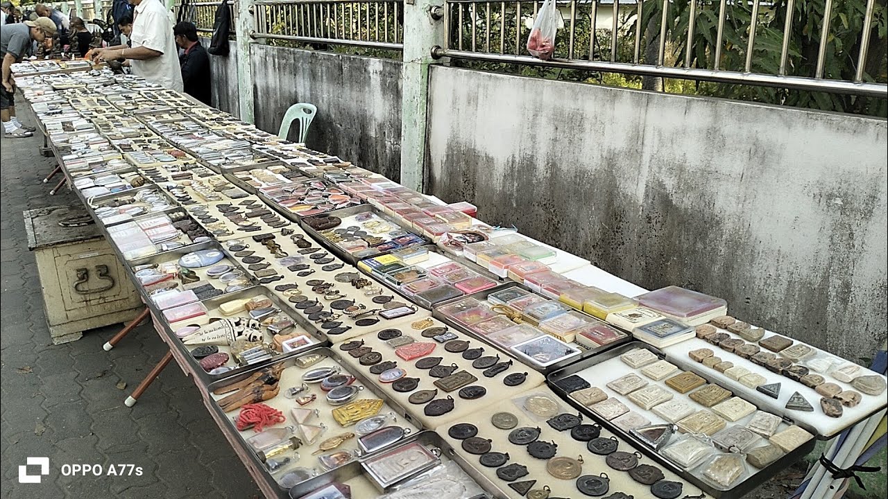 ตลาดพระริมถนน #พระเครื่อง #ตลาดชลประทานปากเกร็ดนนทบุรี