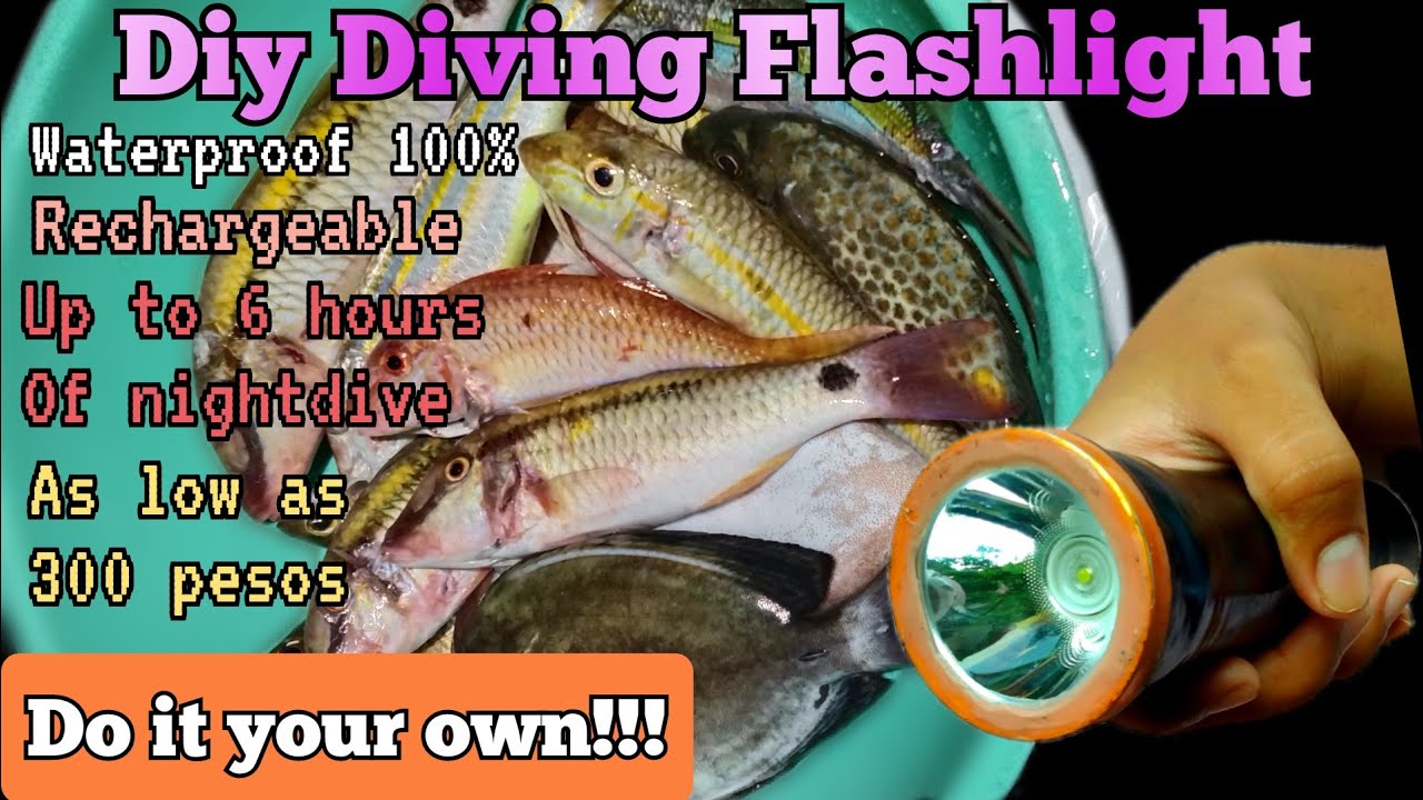 Diy Diving Flashlight/Waterproof and Affordable👌 #DiyFlashlight #Homemade #DivingFlashlight