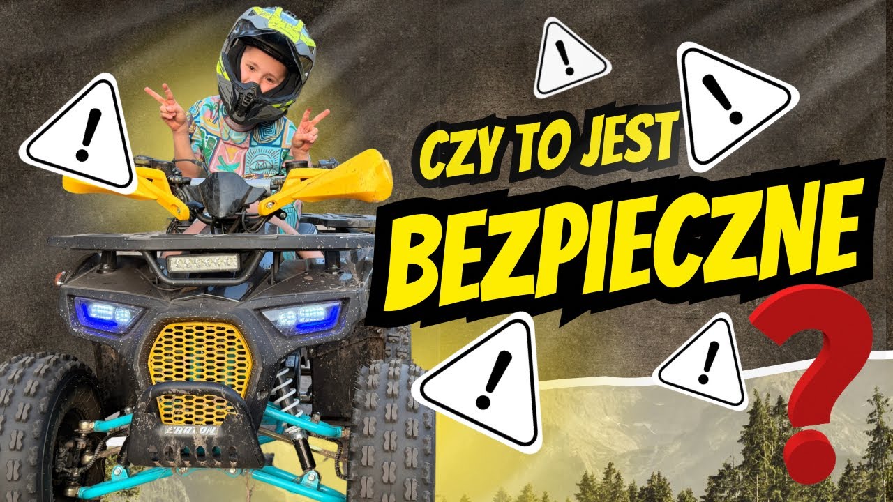 Czy quady dla dzieci są bezpieczne? Quad Barton| Mały ale wariat 💨