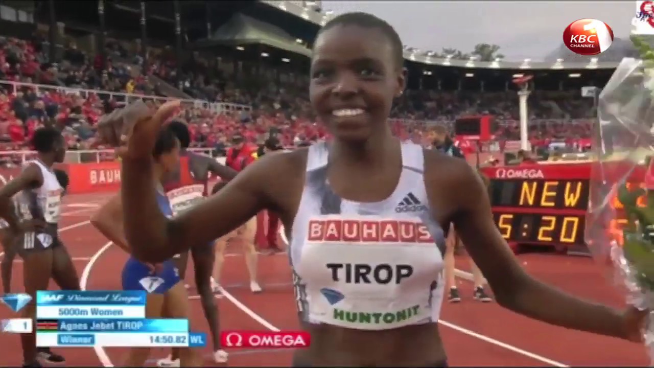 Kenya’s Agnes Tirop wins women’s 5000m in Stockholm