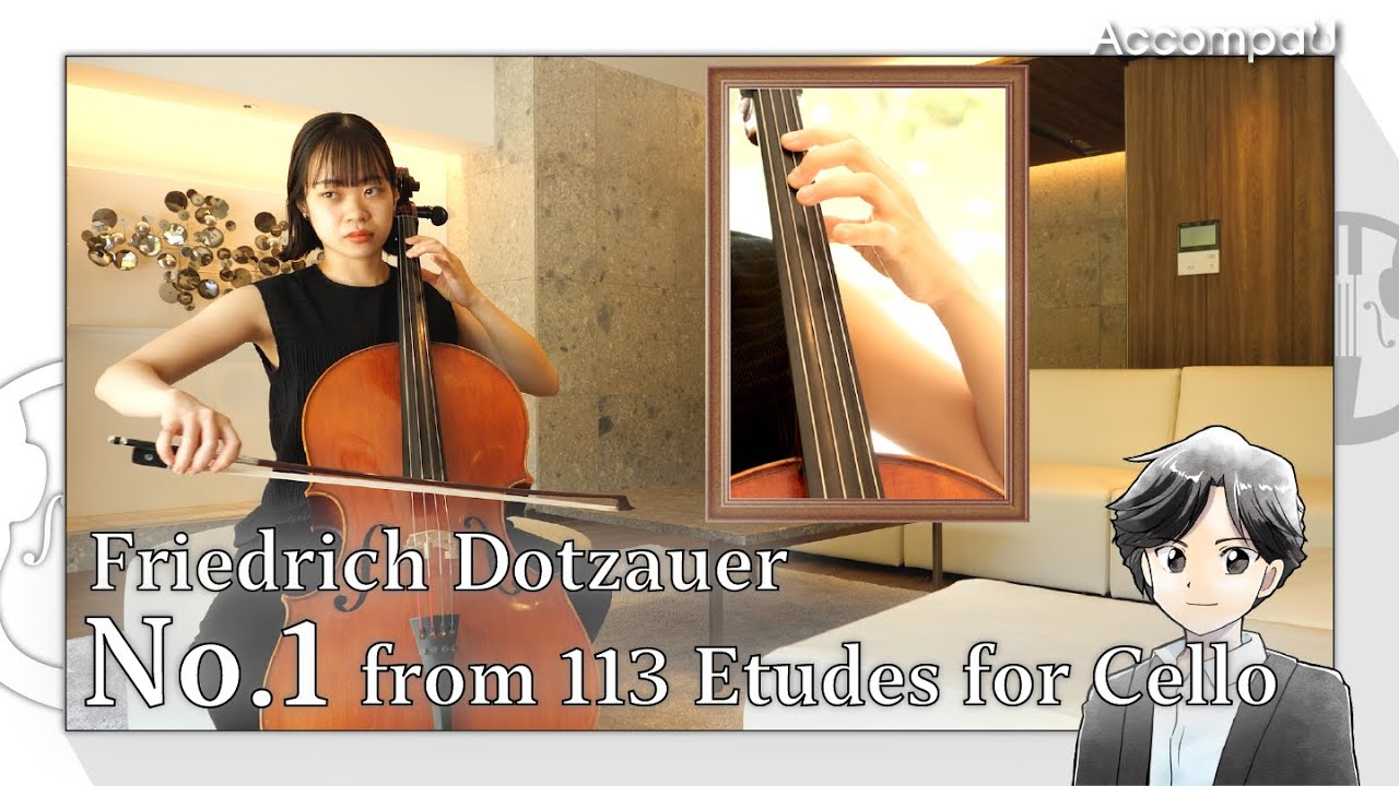 No.1 from 113 Etudes for Cello | F.Dotzauer【Practice Version】