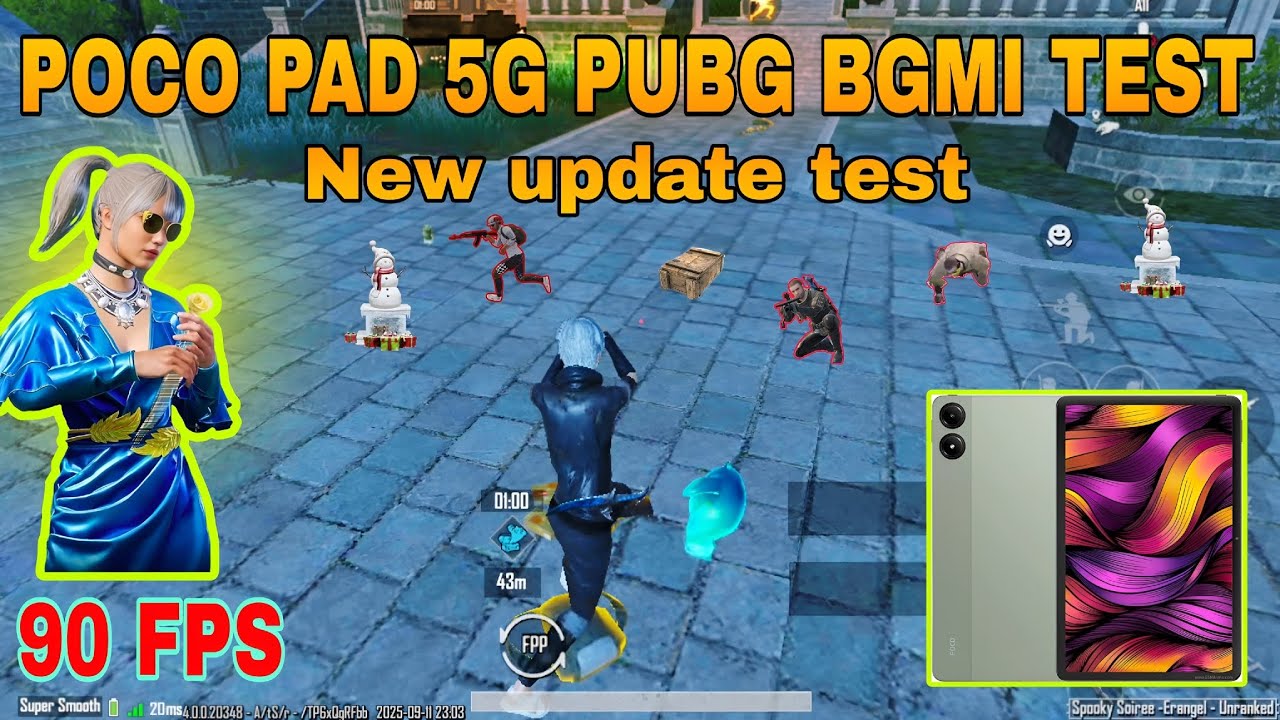 😲 POCO Pad 5G Gaming Test 💥 | BGMI 4.0 Update + PUBG | 90 FPS Smooth Extreme Beast 🚀