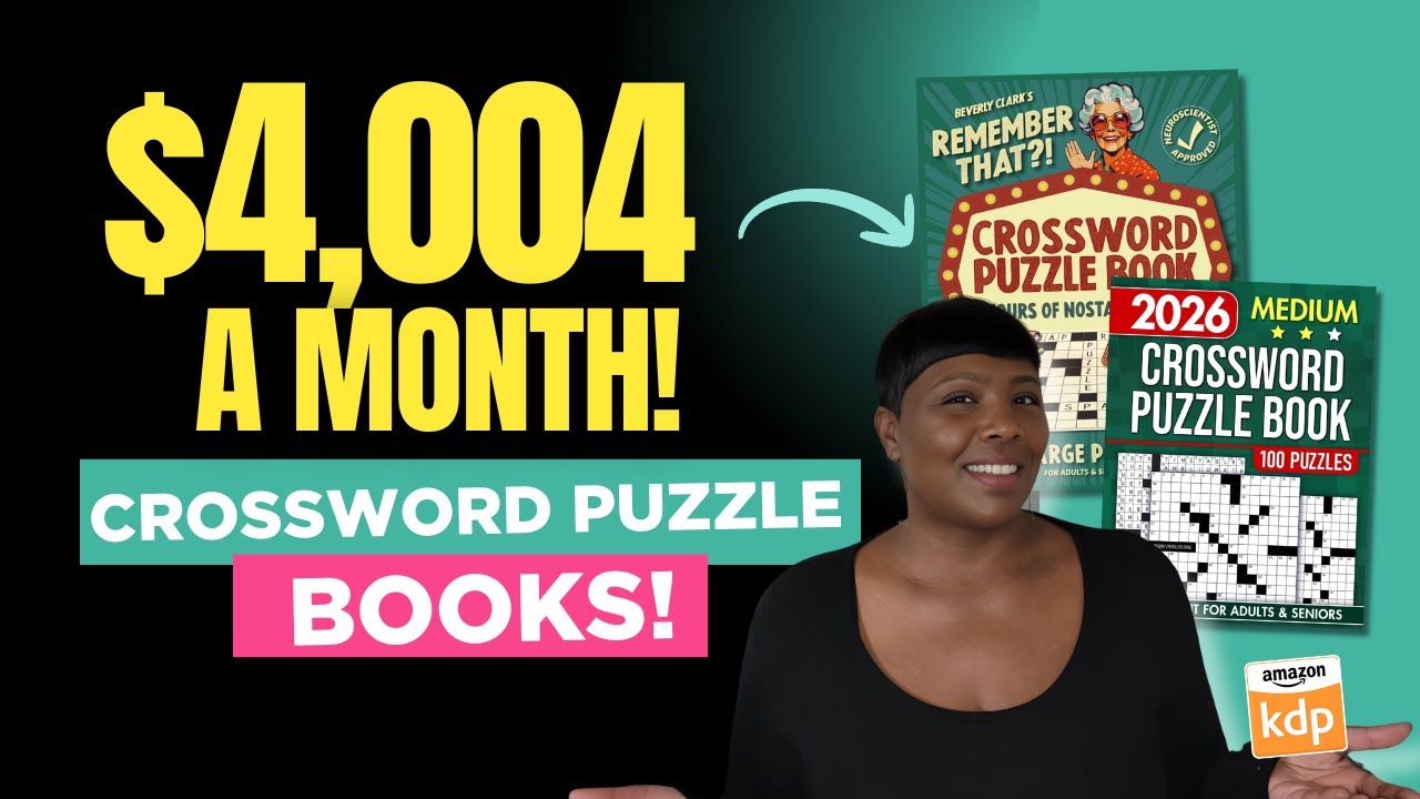 Want to Sell Crossword Puzzle Books on KDP? Here’s HOW...