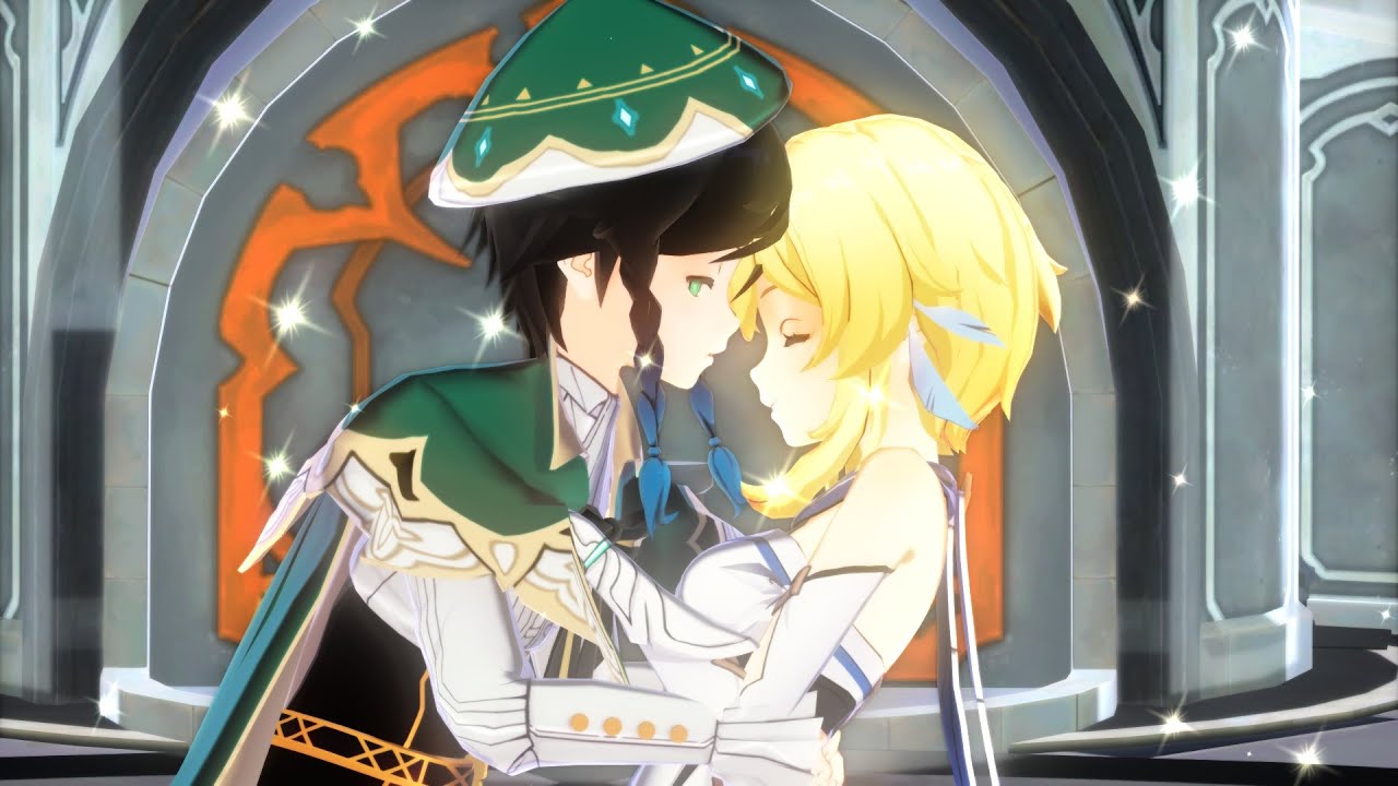 [MMD Genshin Impact] Dangerous Party Dance[危險派對] (Venti x Lumine)
