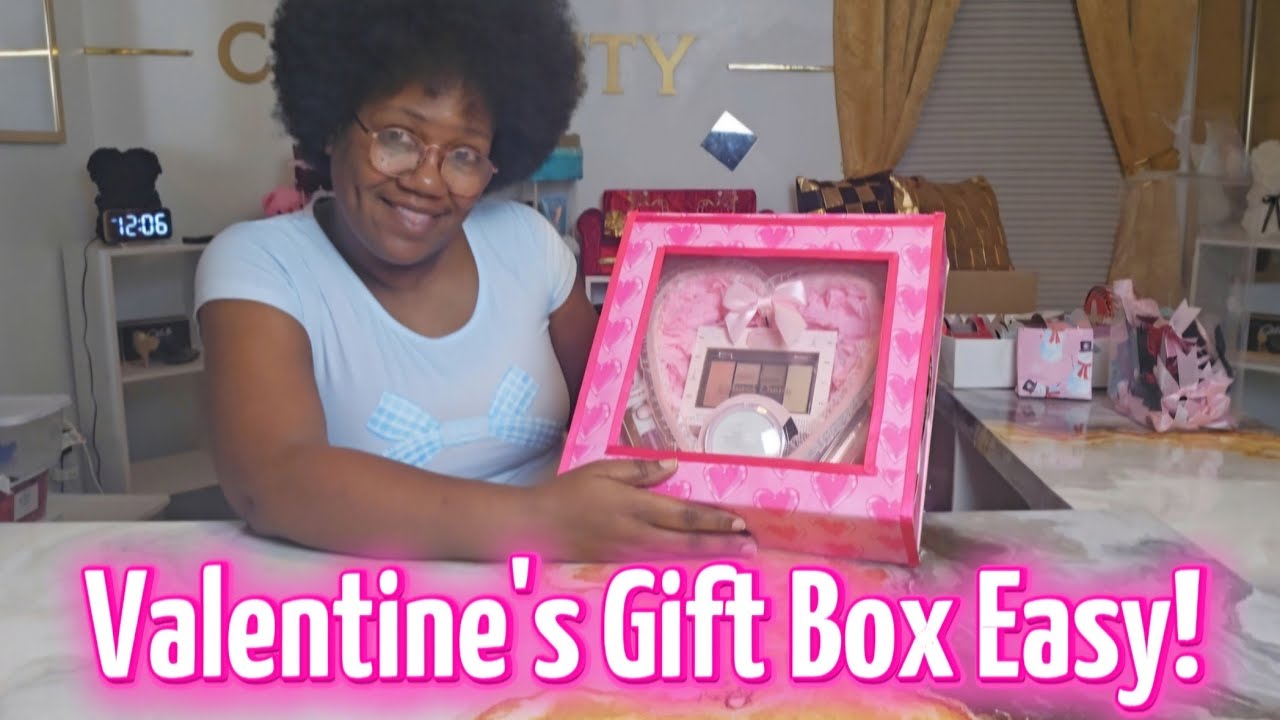 DIY Valentine&rsquo;s Day Gift Box ANYONE Can Make (Cheap Supplies, Beautiful Results!