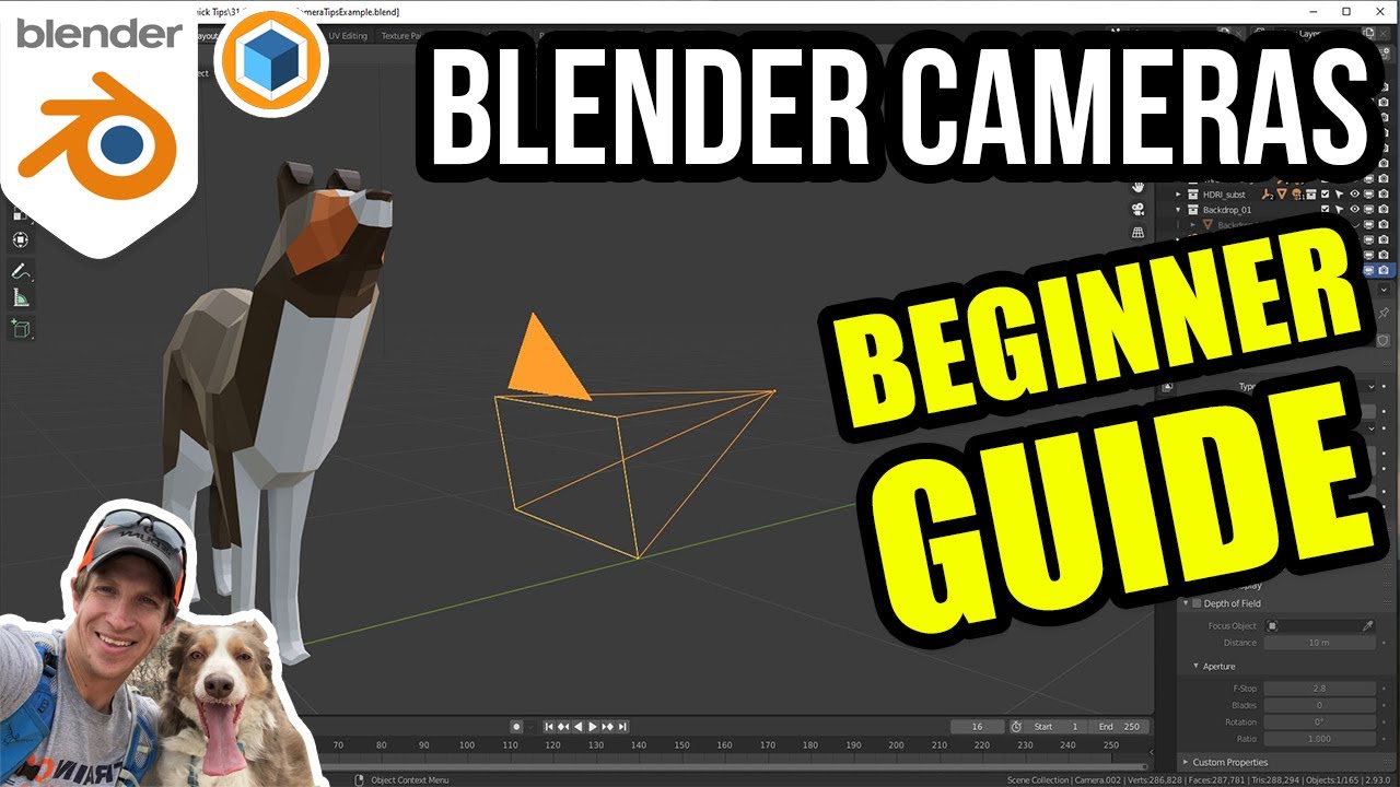 ПОЛНОЕ РУКОВОДСТВО по камерам в Blender (новички начинают здесь!)