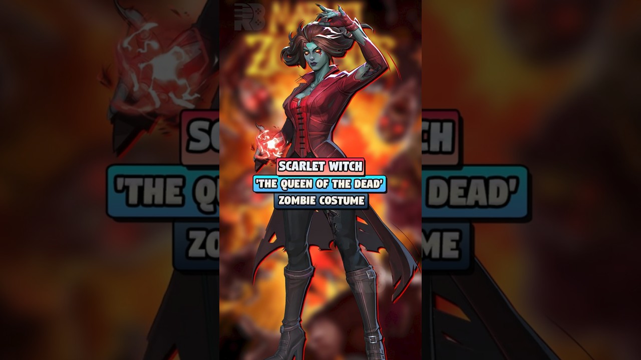 Scarlet Witch Becomes a Zombie! 😲 | 'The Queen of The Dead' Costume | Marvel Rivals