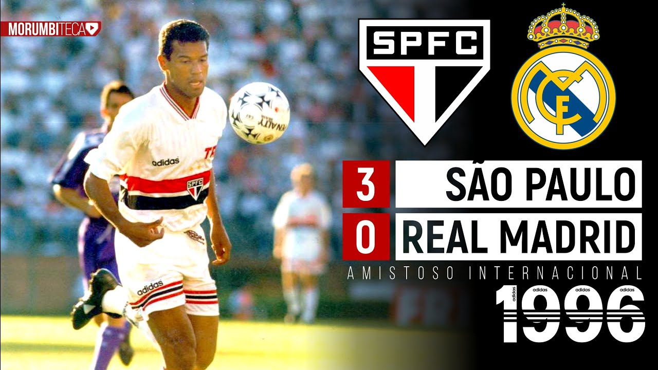 São Paulo 3x0 Real Madrid - 1996 - A VOLTA DE MULLER E VÁLBER CONTRA REDONDO, ZAMORANO E RINCÓN