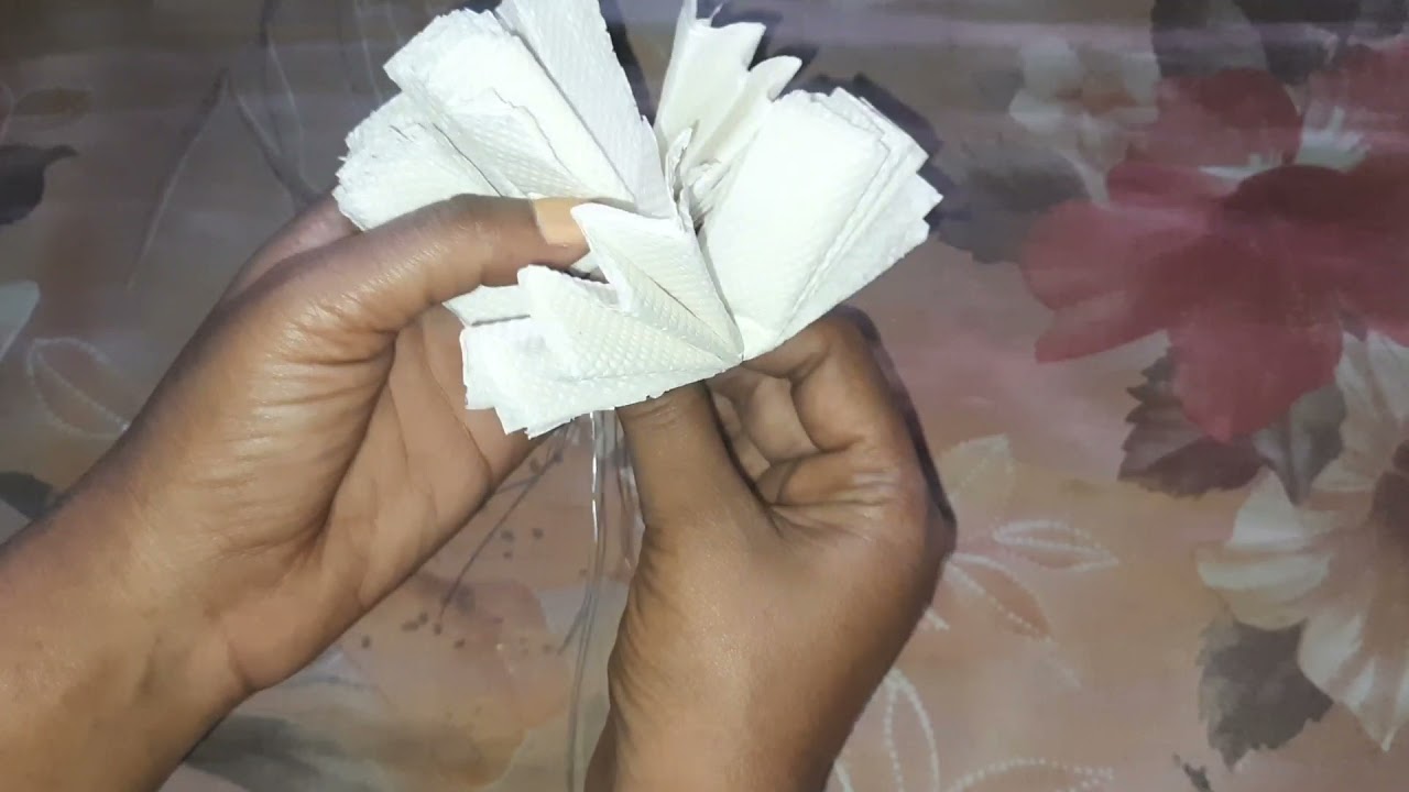 Tissue paper flowers #trendingcraft #viralcraft #teenaartandcraftadda