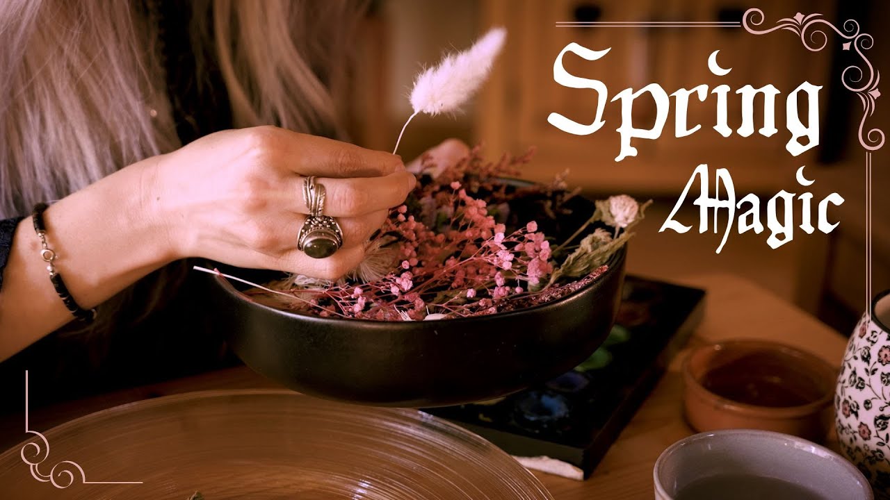 Spring Magic 🌸 Celebrating Ostara, Cinematic ASMR with Witch Roleplay, Immersive Ambience & Music