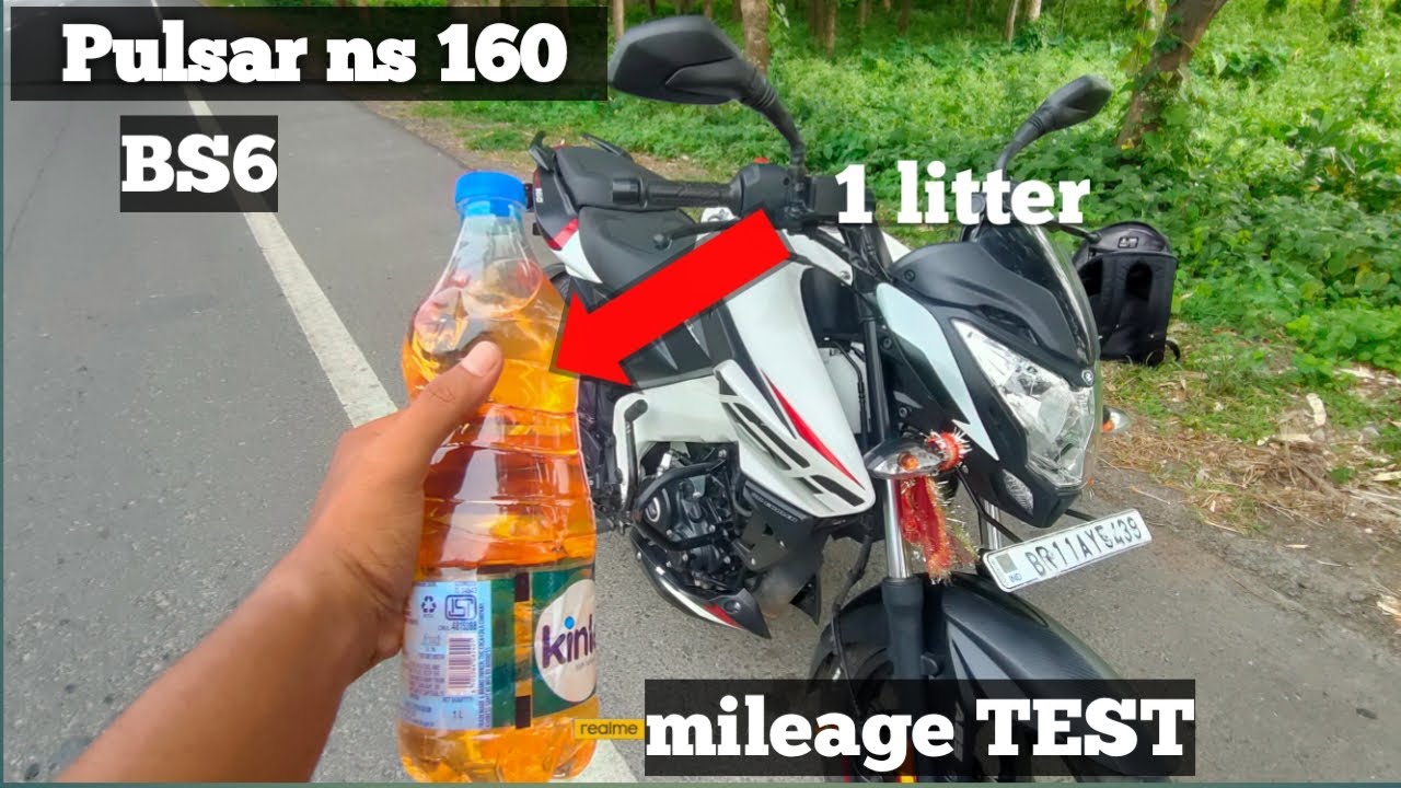 | MILEAGE TEST | BAJAJ pulsar ns 160 | bs6 | 2022 model  #bajaj #pulsarns160bs6 #bajaj