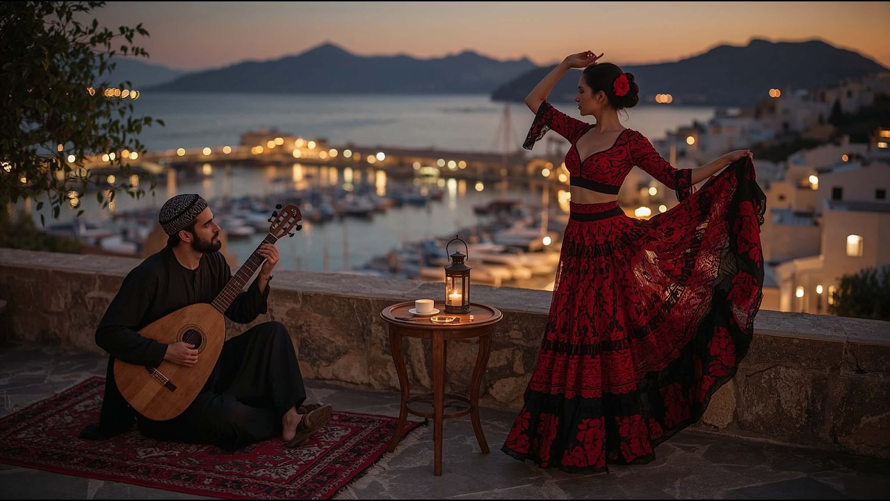 Flowing Oud & Flamenco | Spanish Arabic Music for Focus & Creative Work