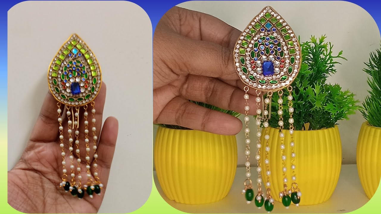 Peacock feather jadabilla making  #stepbysteptutorial #doyoulike #subscribe #mychannel 