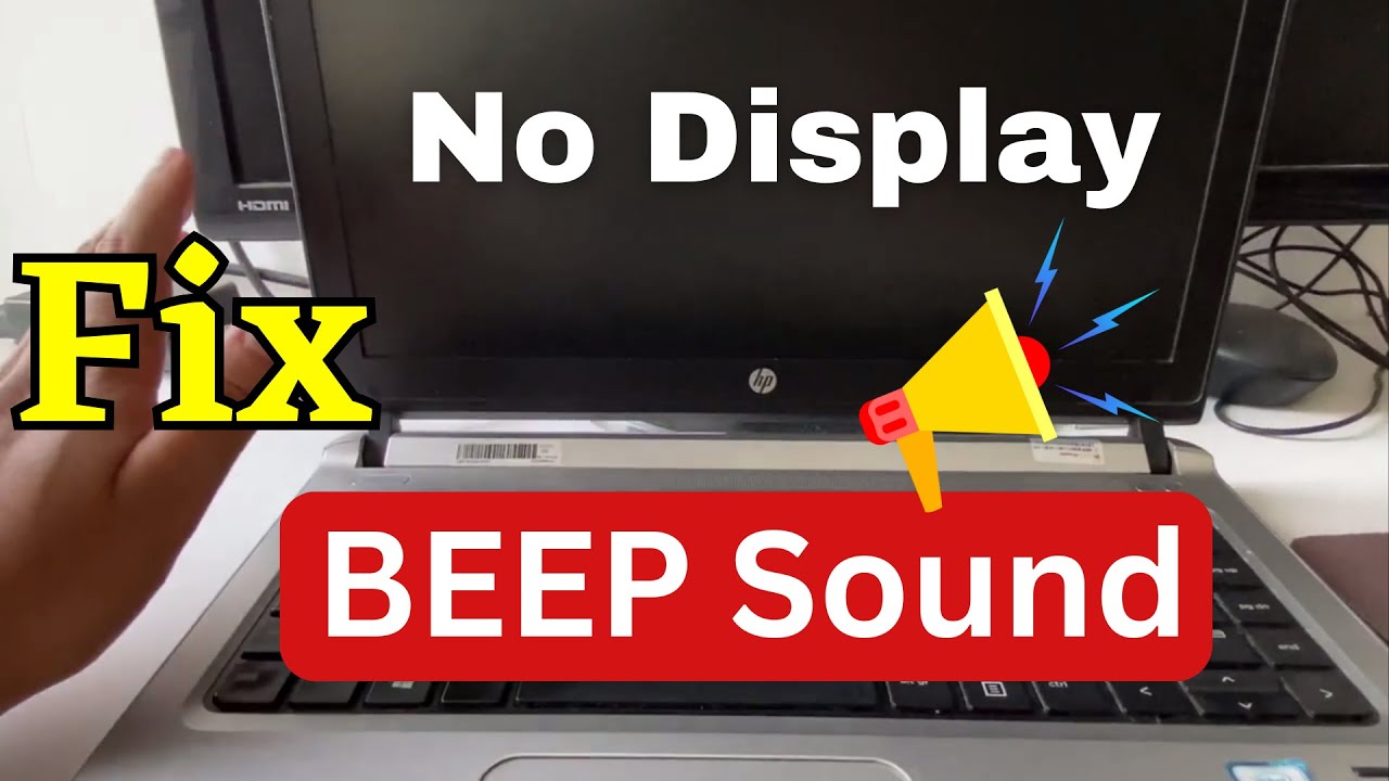 How to Fix Laptop BEEP Sound on Startup in 2024 | NO Display only Beep Sound in laptop