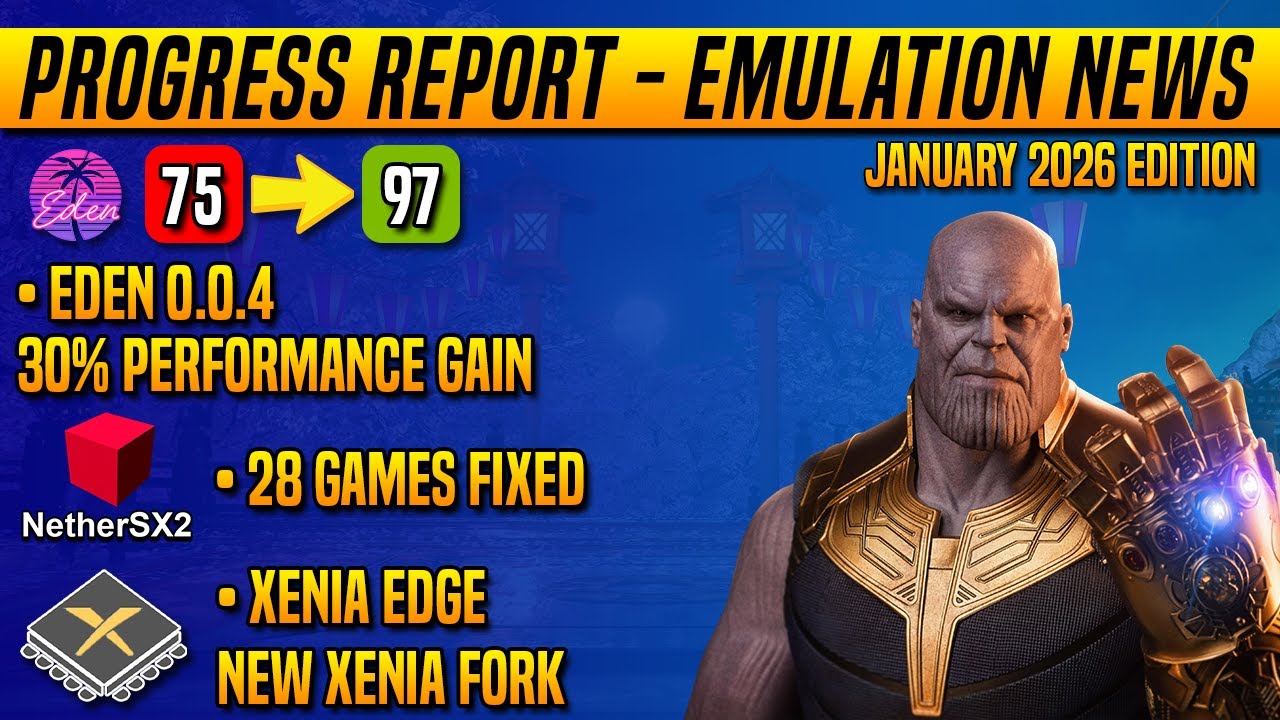 Progress Report/Emulation News January 2026 - Eden / NetherSX2 / Xenia Edge / GTA 4