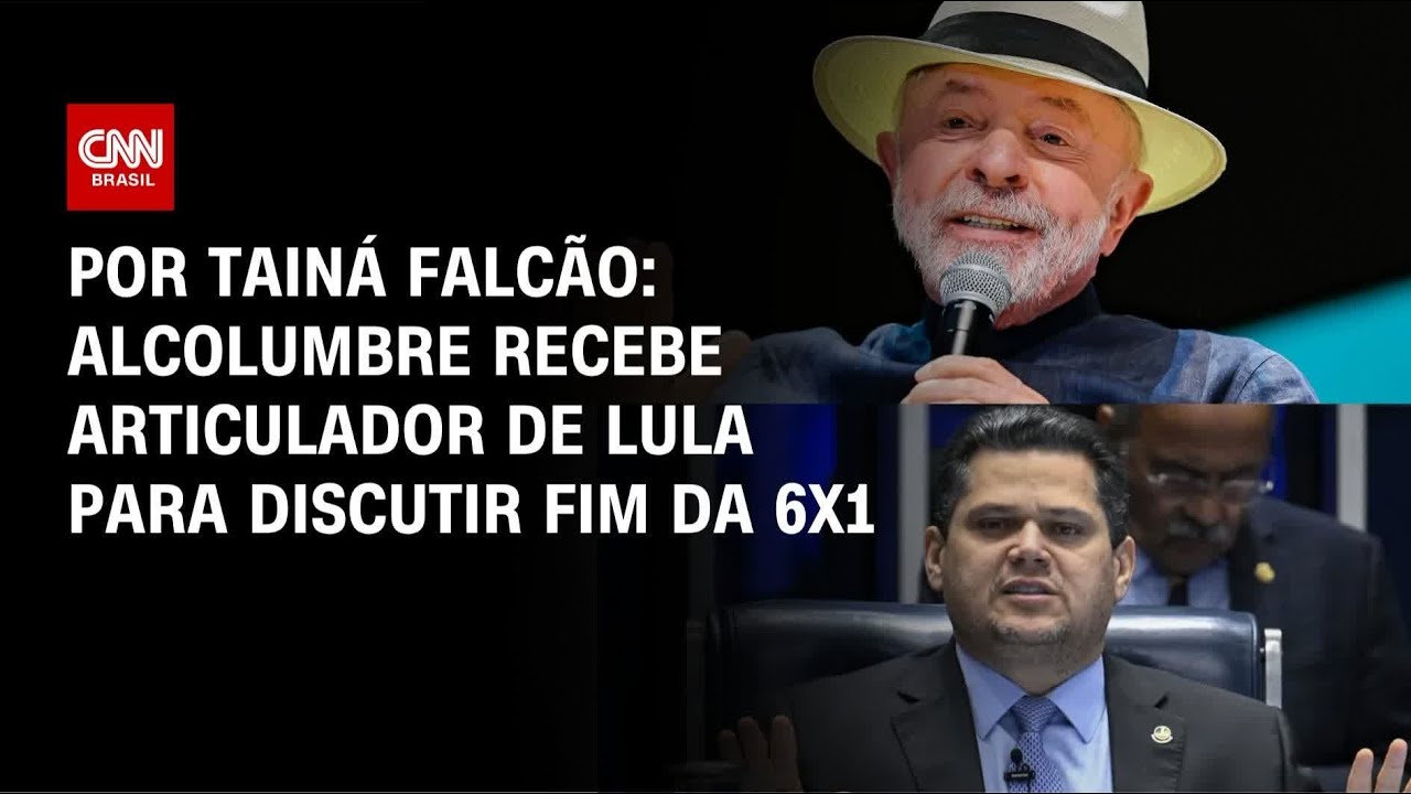 Alcolumbre recebe articulador de Lula para discutir PEC do fim da 6x1 | BASTIDORES CNN