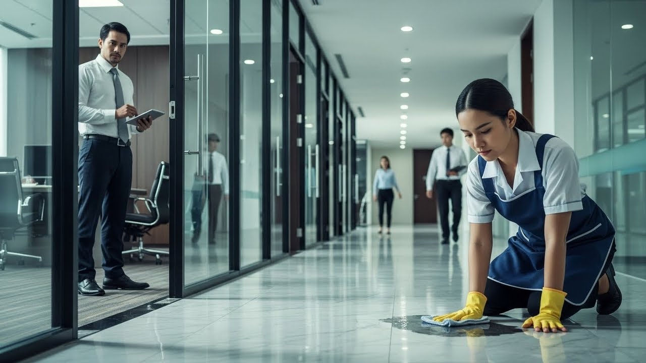 พนักงานทำความสะอาด - ถูกมองข้าม - แต่เธอกลับเขย่าบัลลังก์องค์กรยักษ์ใหญ่!