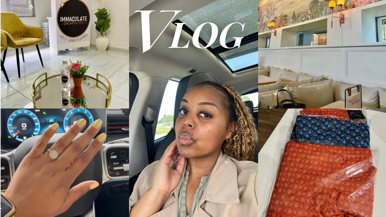 Vlog | Getting permanent brows, nails disaster. running errands & more