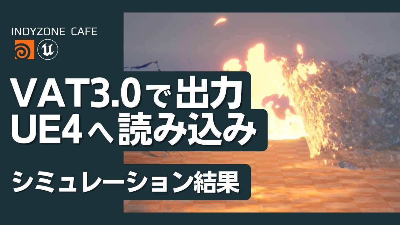 INDYZONE CAFE 第5回目：VAT3.0  Dynamic Remeshing (Fluid) テスト