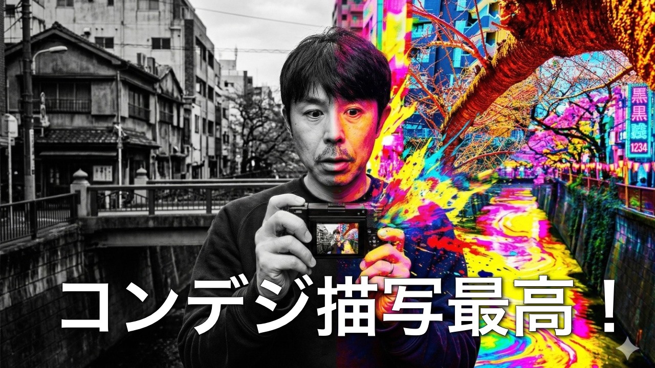フォトウォーク密着。G7X Mark IIIのモノクロ写真にAIで色を乗せる、新感覚の現像プロセス