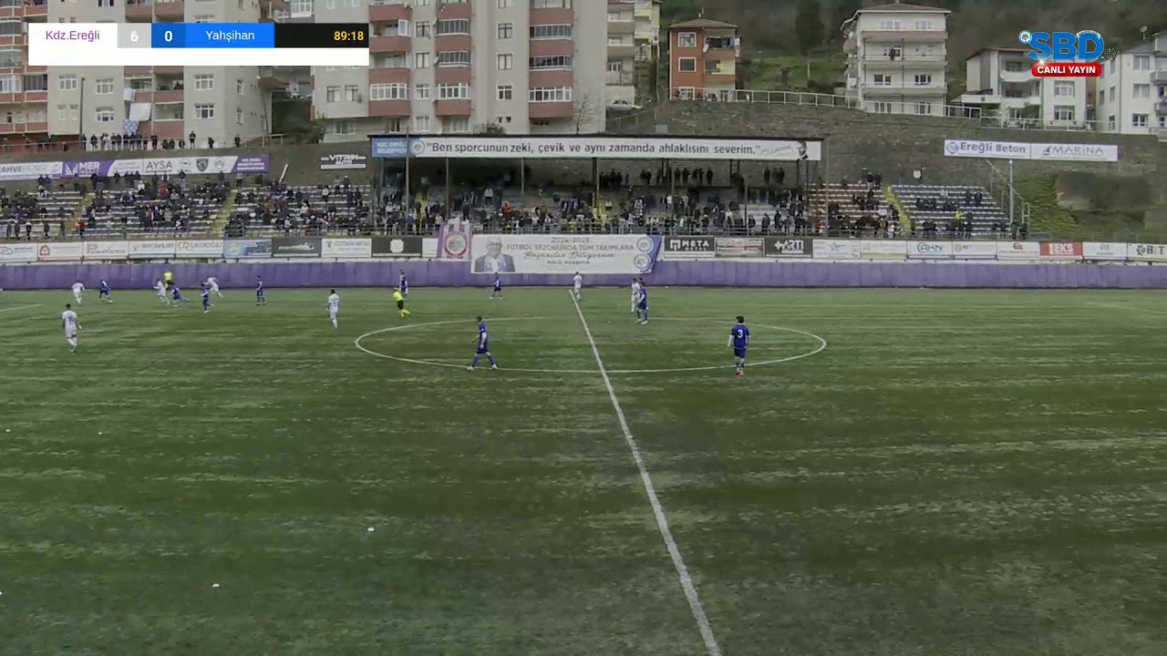 Kdz.Ereğli Belediyespor - Yahşihan SK Maçının Canlı Yayını