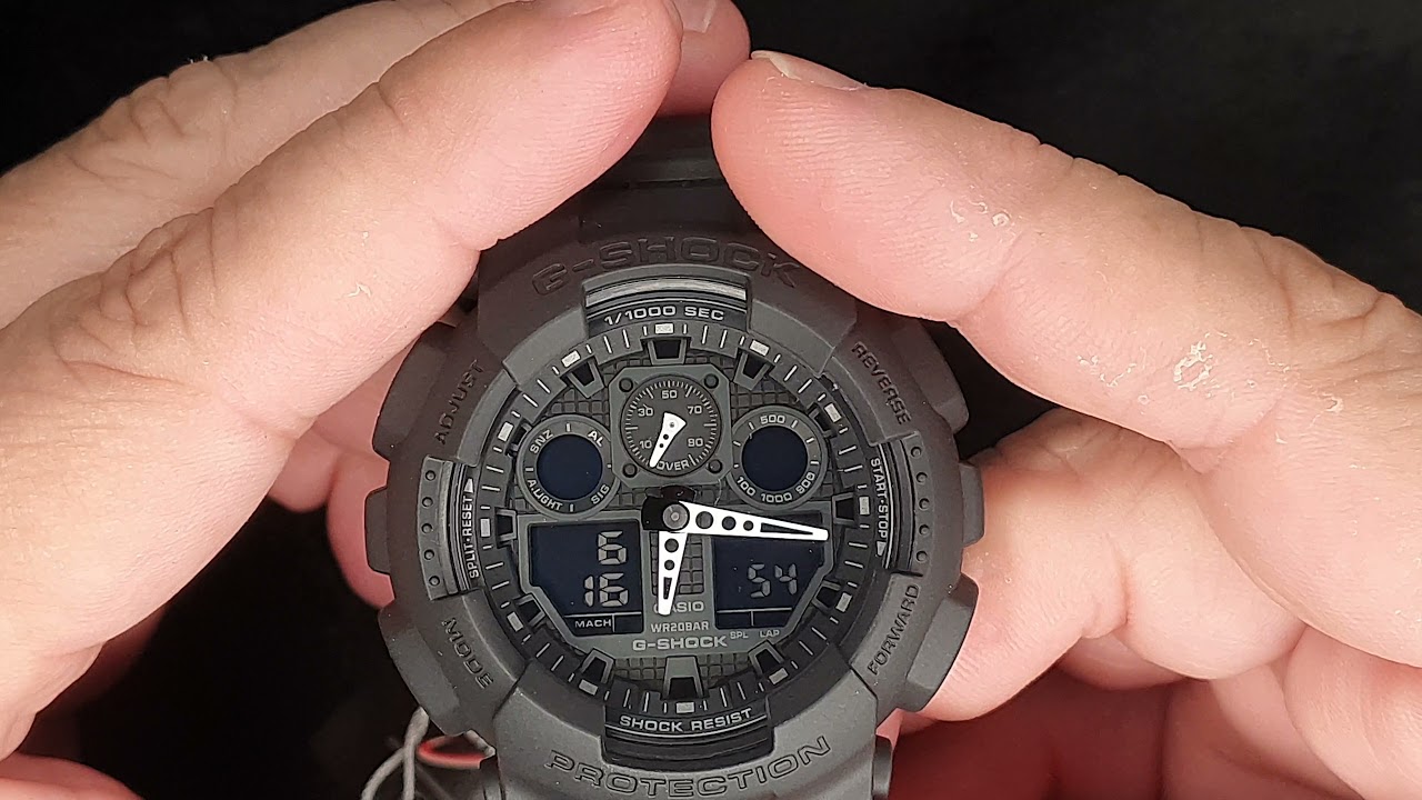 CASIO G-SHOCK GA-100-1A1