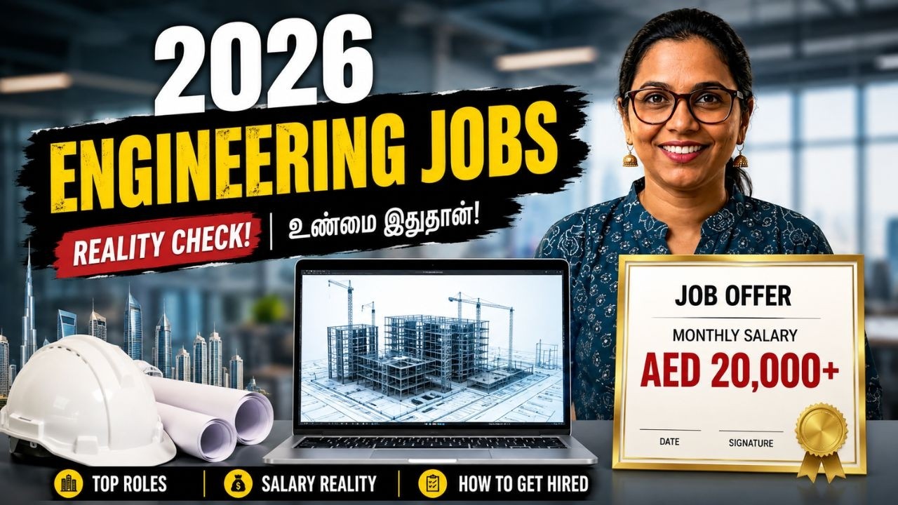Engineering Jobs in Dubai 2026: Reality Check | உண்மை இதுதான்!