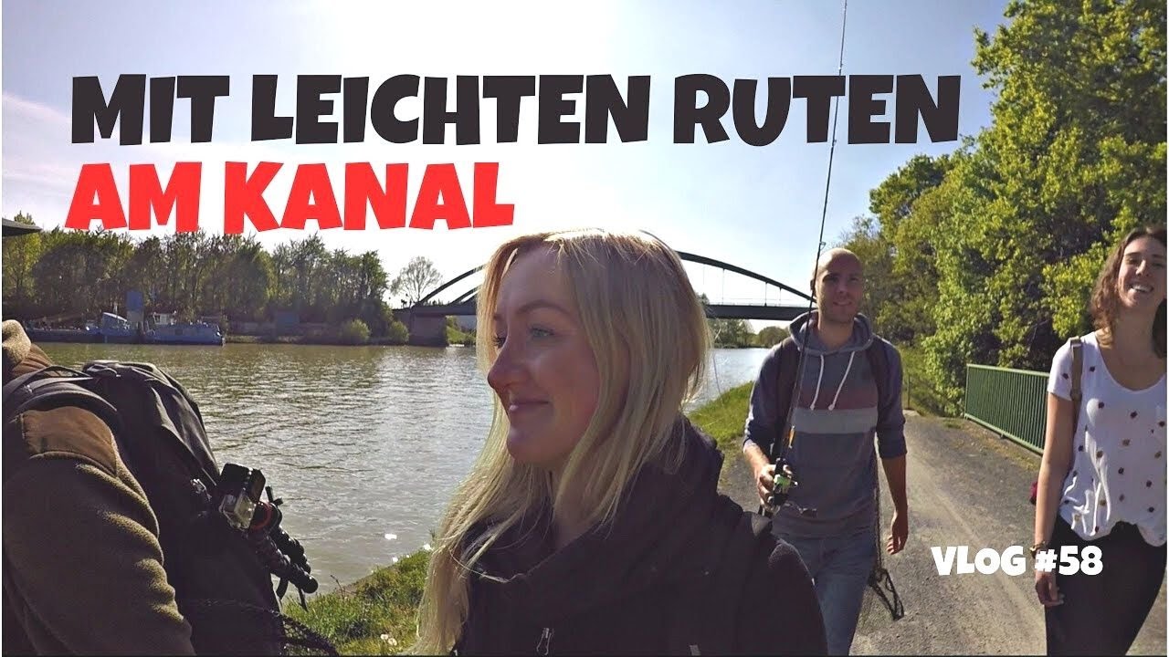 Leichtes Spinnfischen am Kanal | Zielfisch Barsch | Unterwegs mit kleinen K&ouml;dern | Vlog #58