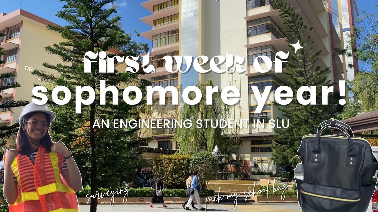 first week of my *SOPHOMORE year in college 🍂 SLU Engineering student👷‍♀️| College Diaries ep. 42