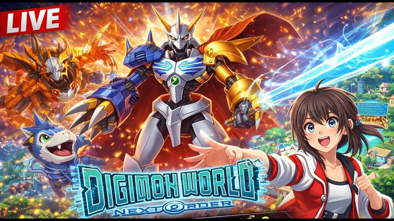 LIVE 🔴 DESAKU JAUH LEBIH MAJU DAN AKU HARUS DAPATKAN JOGRESS PERTAMA! Digimon World: Next Order #7