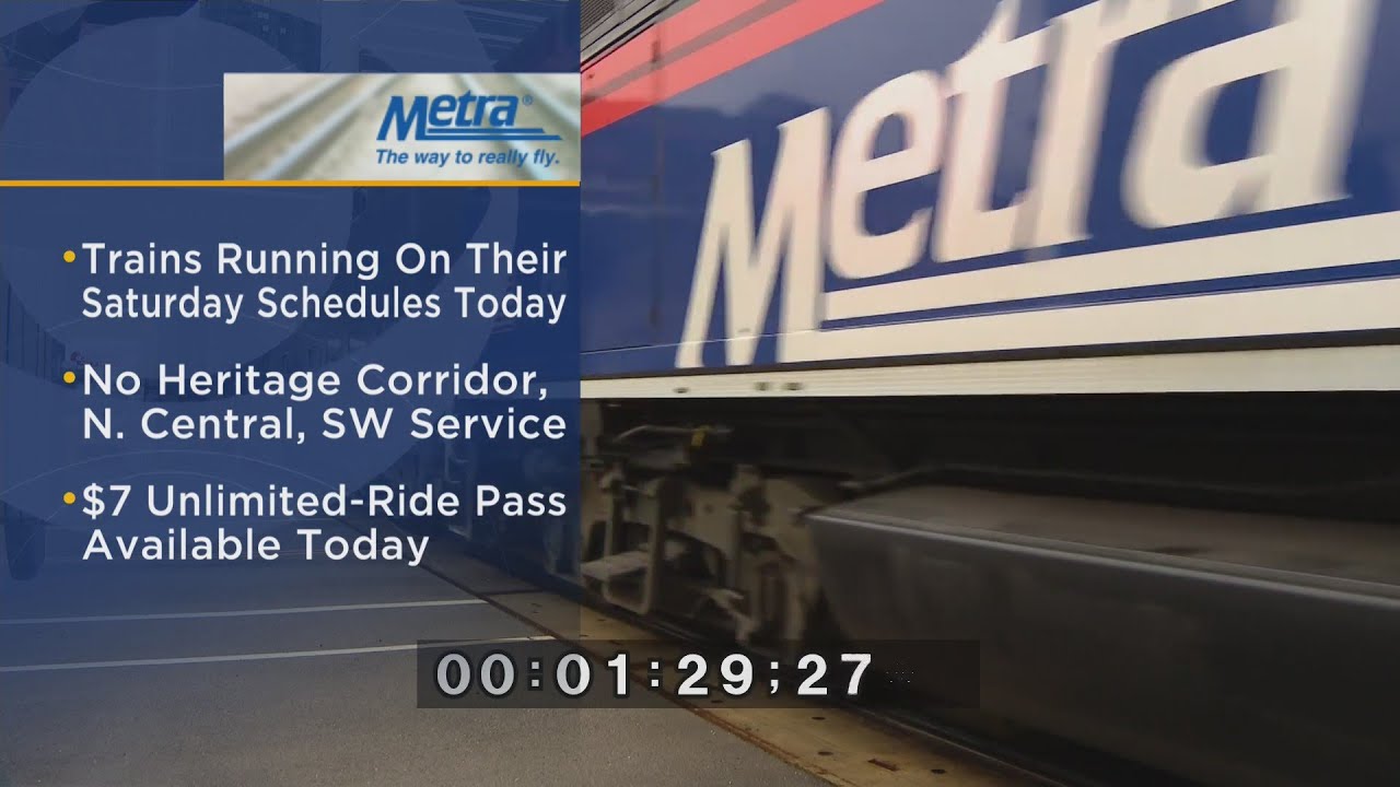 Metra Running On Modified Train Schedules For Christmas