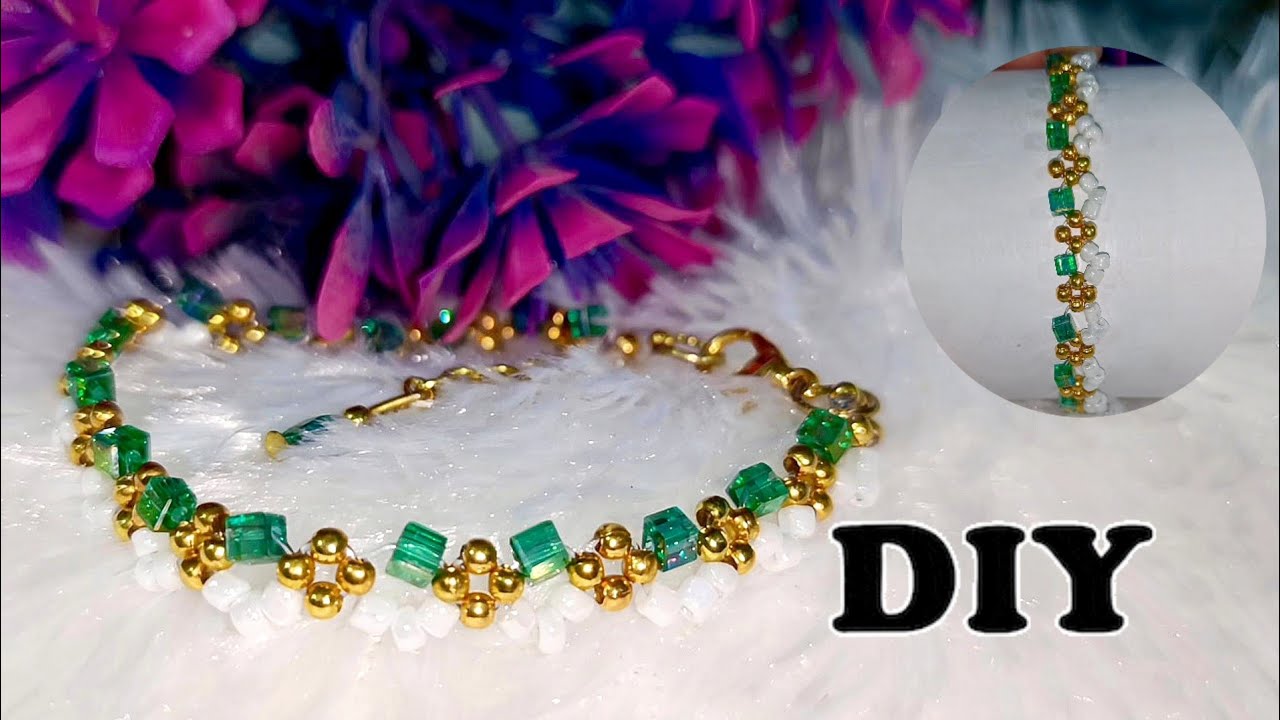 𝐀𝐞𝐬𝐭𝐡𝐞𝐭𝐢𝐜 𝐁𝐫𝐚𝐜𝐞𝐥𝐞𝐭 𝐌𝐚𝐤𝐢𝐧𝐠 𝐚𝐭 𝐇𝐨𝐦𝐞❤️‍🔥/Diy Bracelet At home #diy