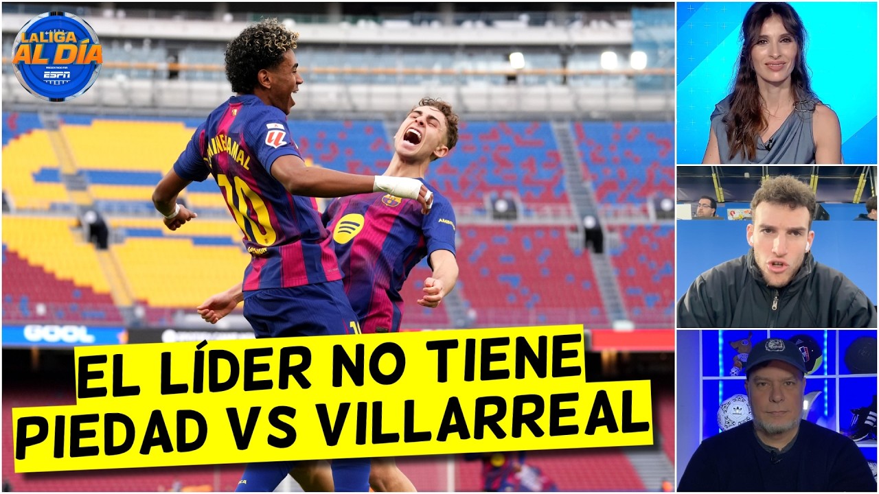 BARCELONA ES UNA APLANADORA, GOLEA al VILLARREAL y sueña con REMONTADA vs ATLETI | La Liga Al Día