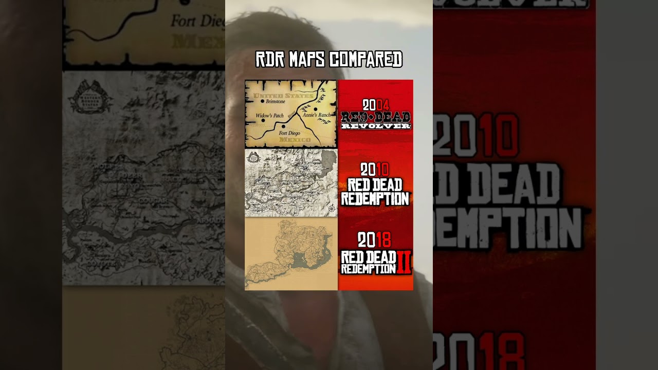 RDR2 map compared