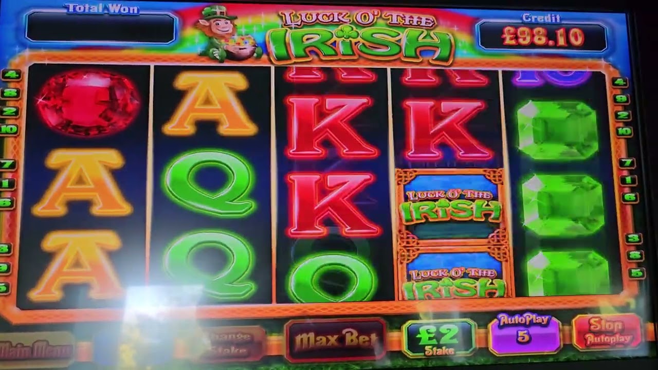Luck of the Irish Slot &pound;400JP Version &pound;2 a spin