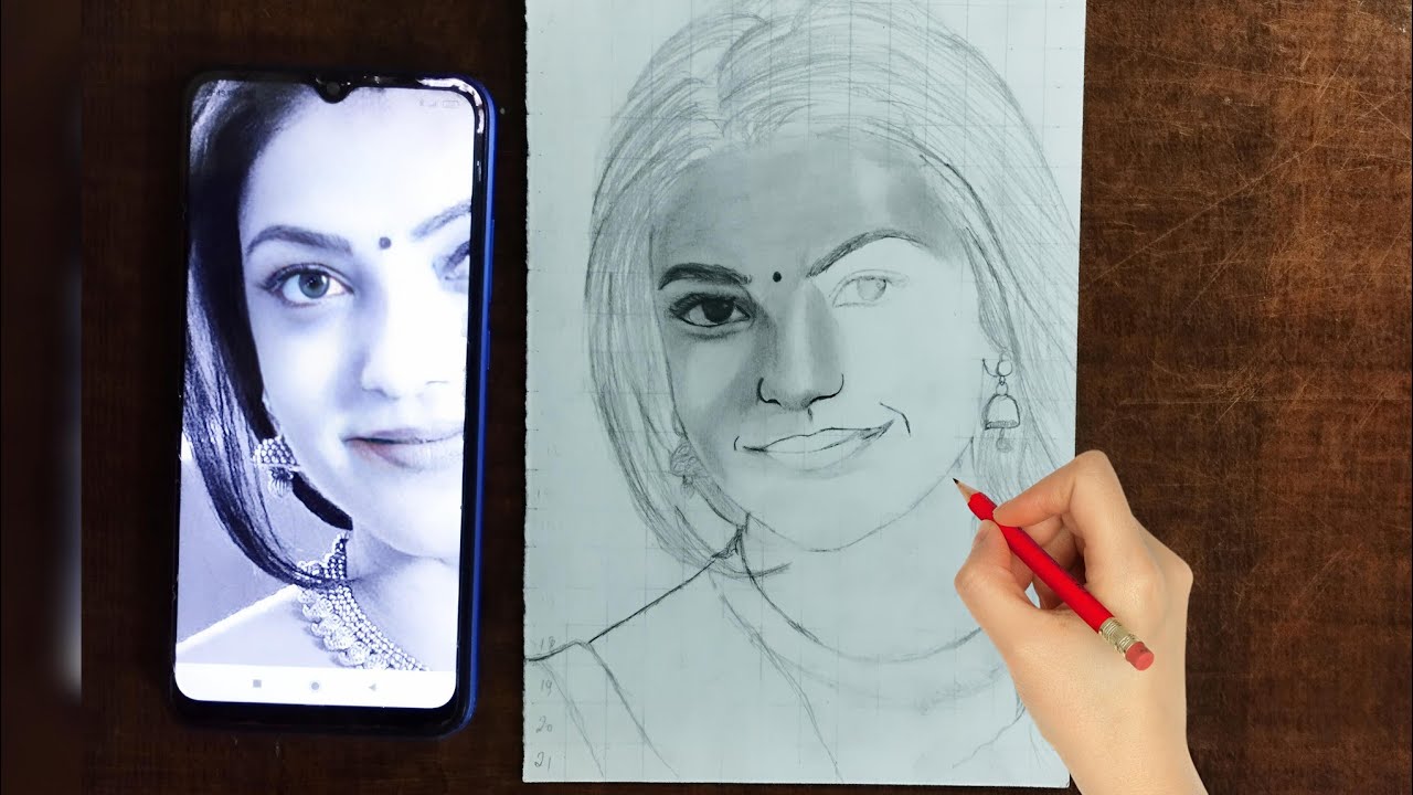  Face Shading Tutorial for Beginners | Easy Pencil Drawing |