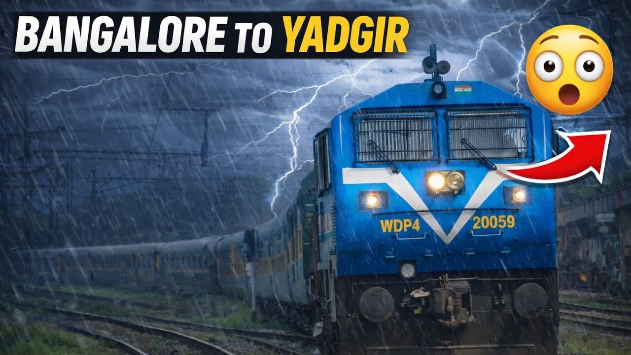 ಬೆಂಗಳೂರು to ಯಾದಗಿರಿ 🚆#allunidavlogas 